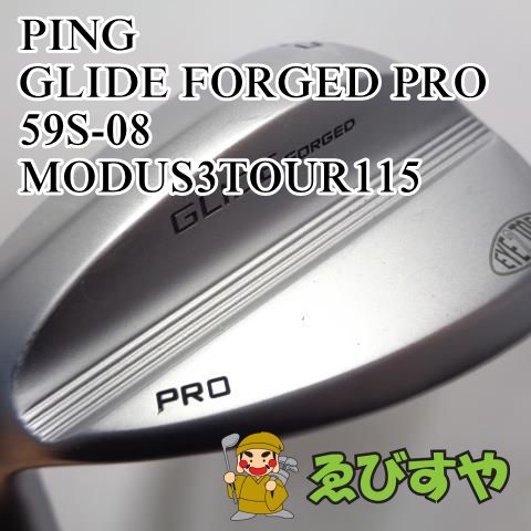 入間□【中古】 レフティーウェッジ ピン PING GLIDE FORGED PRO 59S