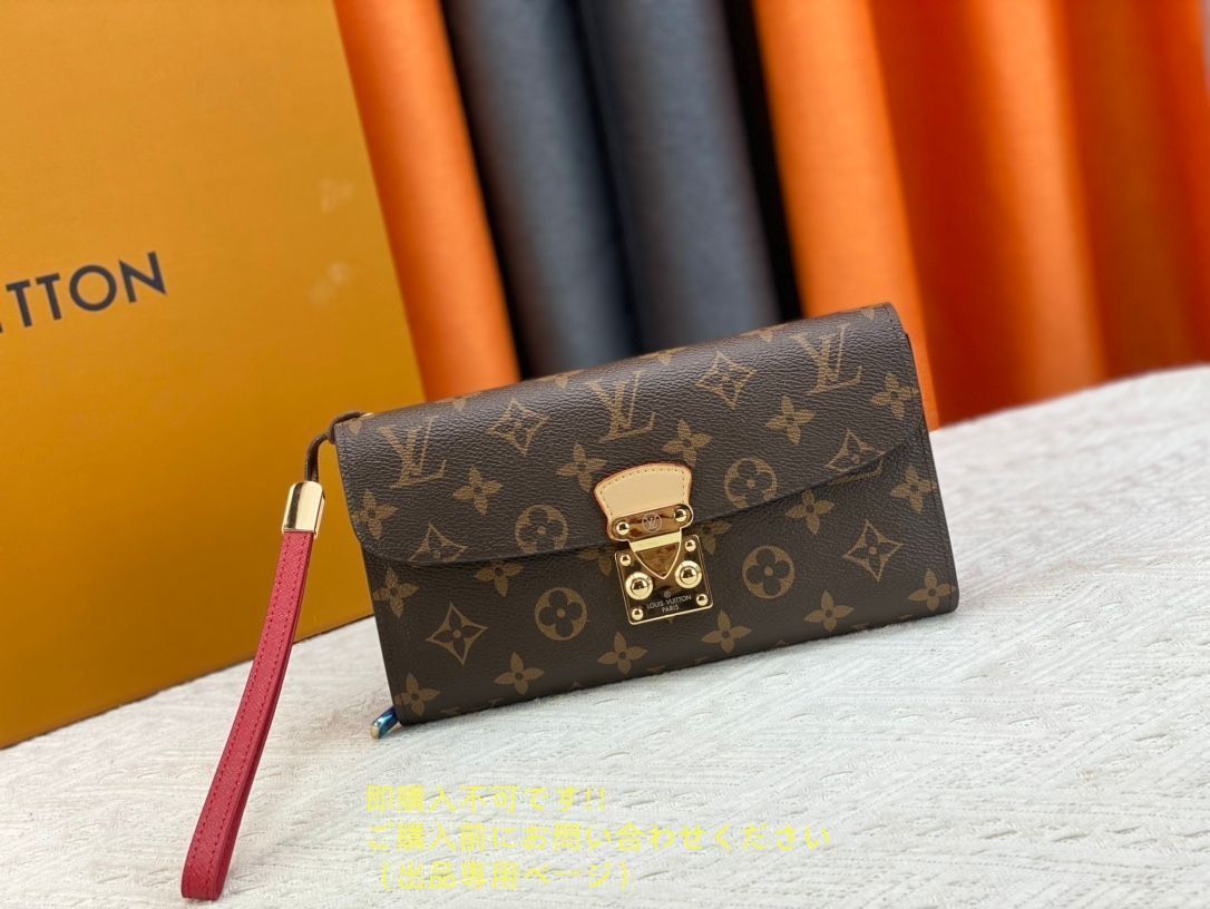 信頼への信頼 VUITTON LOUIS 超美品 魅力 ルイヴィトン長財布 LV ウォレット 小物
