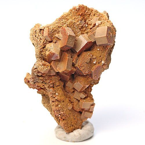 〔D375-2〕高品質 バナジナイト(褐鉛鉱) モロッコ産 Vanadinite 鉱物原石