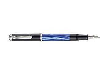 Pelikan Classic M205 Piston Fountain Pen blue-marbled - Nib B