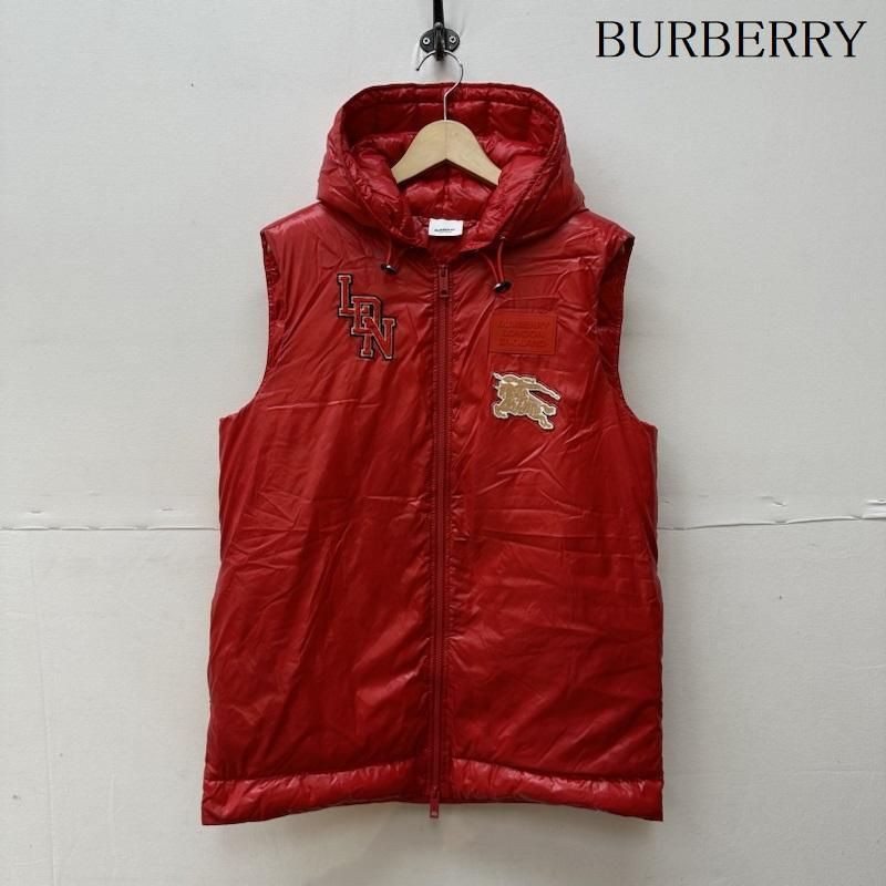 BURBERRY バーバリー ジャケット、上着 ダウンベスト RED POLYAMIDE