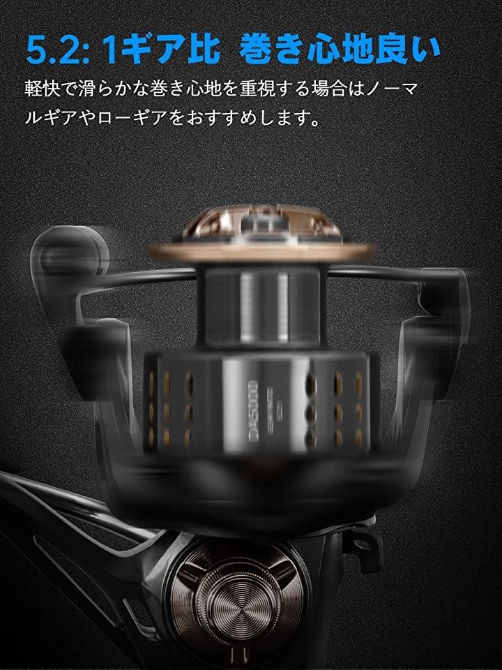DEUKIO VK5000 スピニングリール DEUKIO VK5000 ショアジギング、カゴ釣り - メルカリ