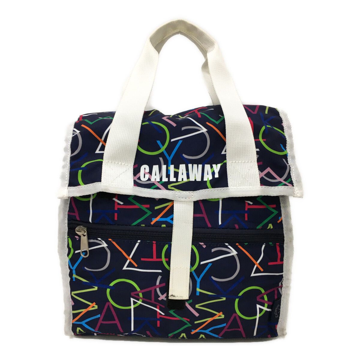 新品未使用タグ付きCALLAWAY トリコロールカラーネイビー トートバッグ 新品未使用タグ付きCALLAWAY トリコロールカラーネイビー トートバッグ