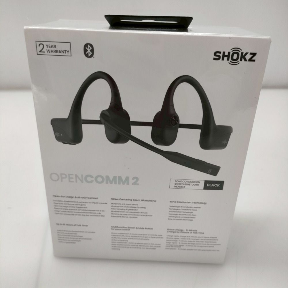 Shokz（ショックス） ワイヤレス骨伝導ヘッドセット OpenComm2