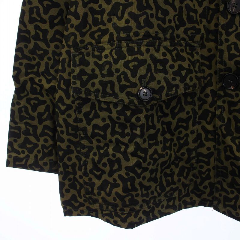 マルニ MARNI レオパード ワークジャケット アウター ヒョウ柄 46 S  