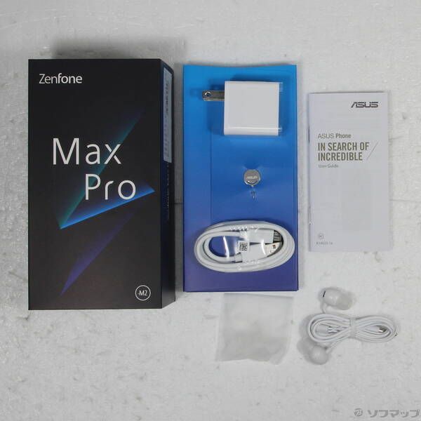 ASUS - ZenFone Max Pro (M2) コズミックチタニウム 未使用未開封 中古】ASUS 国内版 【SIMフリー】 ZenFone Max Pro (M2