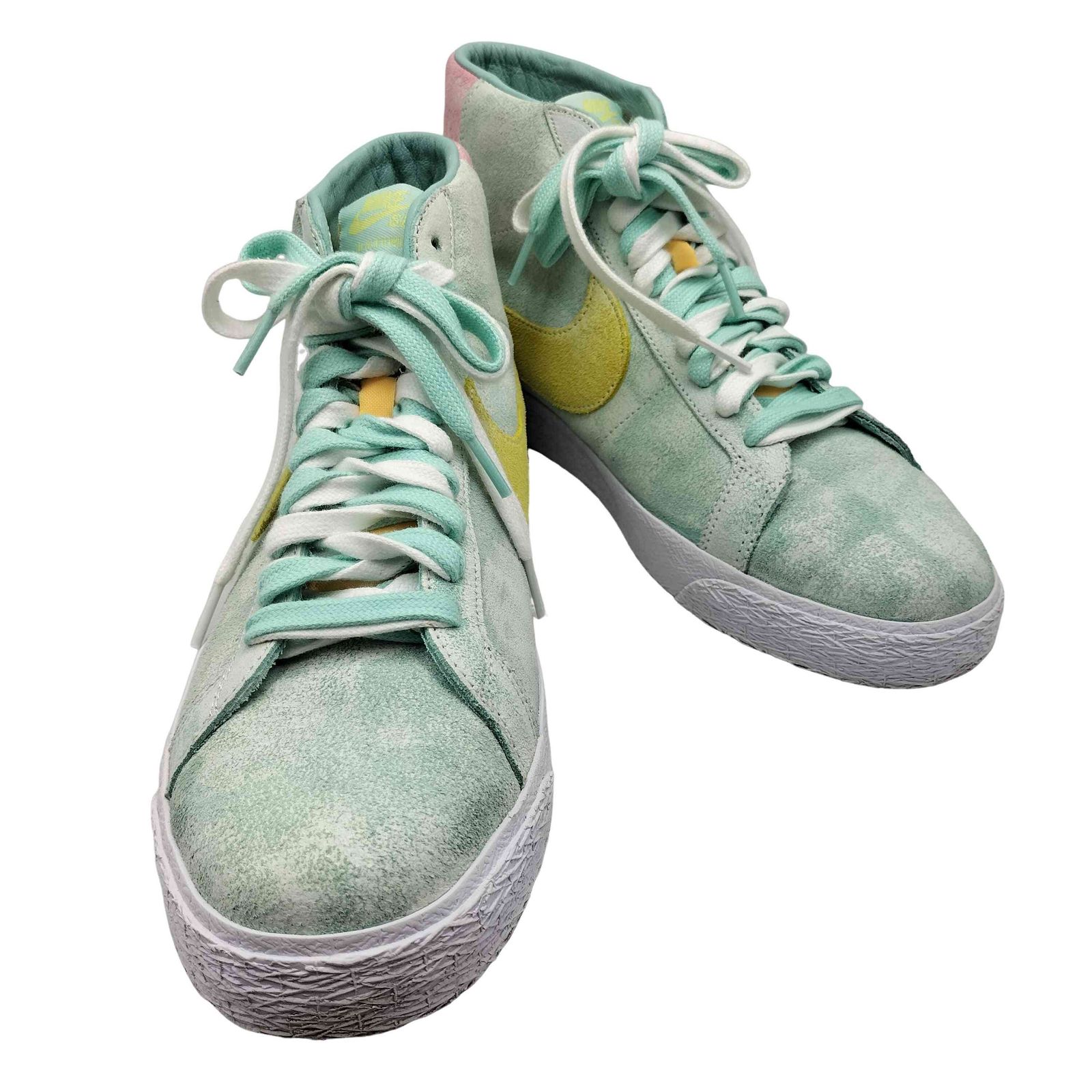ナイキスケートボーディング NIKE SB ZOOM BLAZER MID PRM Faded Light Dew ブレーザー ミッド フェイデッド ライトデュー ハイカット スニーカー メンズ JPN：28 