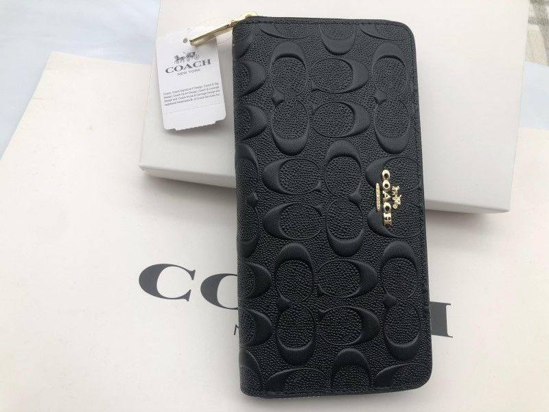 コーチ COACH 長財布 財布 シグネチャー アコーディオンラウンドジップウォレット新品g106 F53834