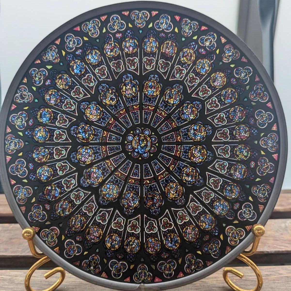 グラスマスターズ社 ノートルダム大聖堂 バラ窓 ローズウィンドウ