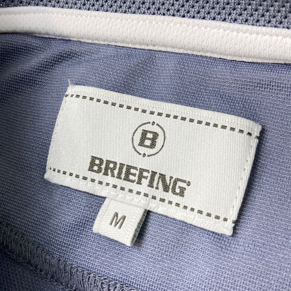 サイズ：M BRIEFING GOLF ブリーフィング  フロントロゴ 半袖ポロシャツ  パープル系 [240101457019] ゴルフウェア レディース ストスト サイズ：M BRIEFING GOLF ブリーフィング フロントロゴ 半袖