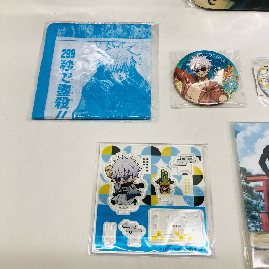 呪術廻戦 五条悟 グッズ まとめ ※セガラッキーくじ まるくじ等 【F3769-007】106 呪術廻戦 五条悟 グッズ まとめ ※セガラッキーくじ まるくじ等