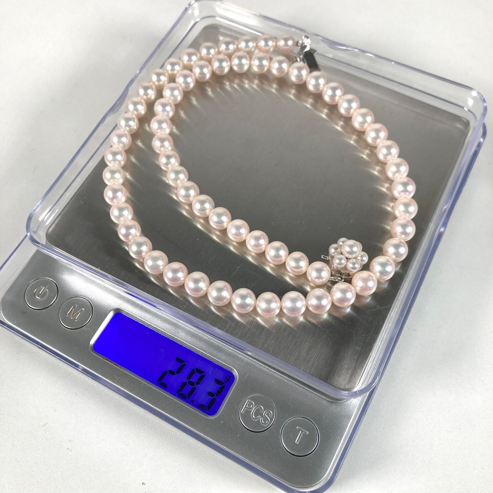 m105 POLA ポーラ パールネックレス アコヤパール 本真珠 約6.5-7.0mm