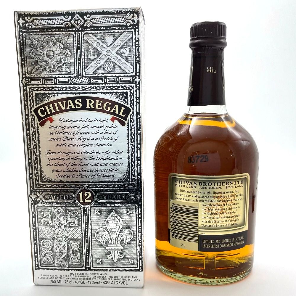 シーバスリーガル12年 香港ラベル 旧旧ボトル 750ml - メルカリ