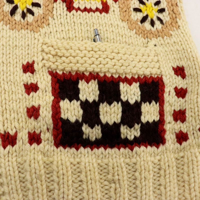 60s vintage カウチンセーター クラシックカー ニットセーター メンズ