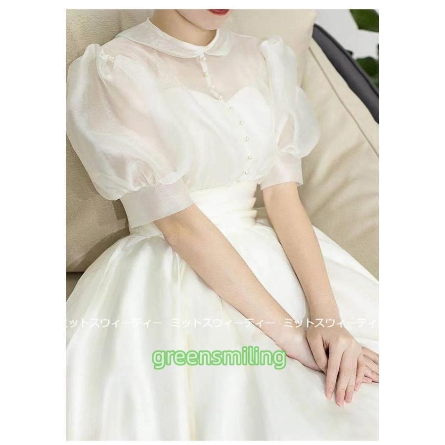 パフスリーブ 結婚式