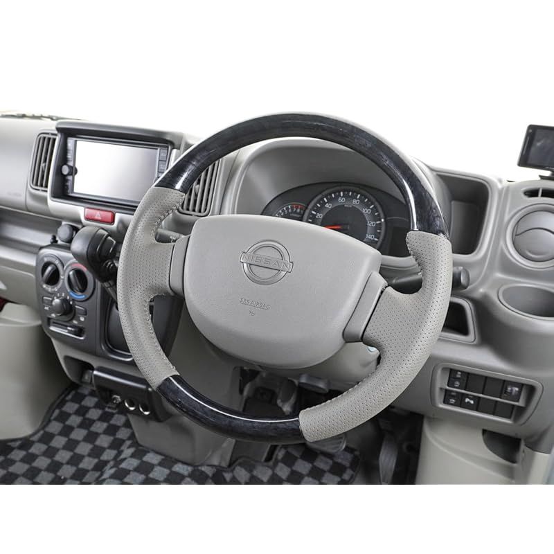 在庫 TRISTAR S エブリイ バン DA17V ステアリング 黒木目調 0 BRIGHTFACE_UK