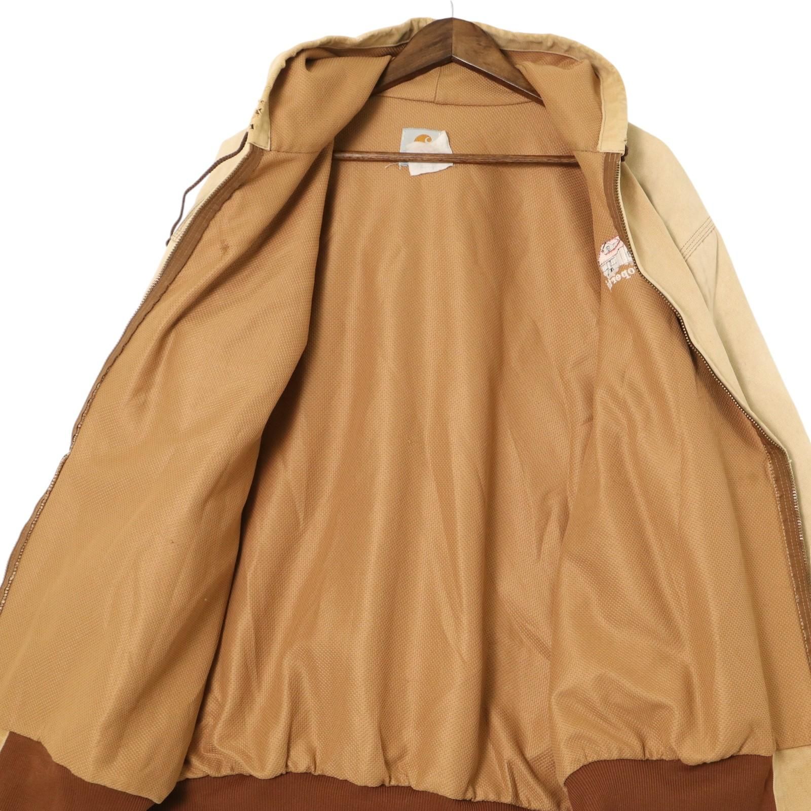 90年代 USA製 Carhartt カーハート アクティブジャケット ベージュ