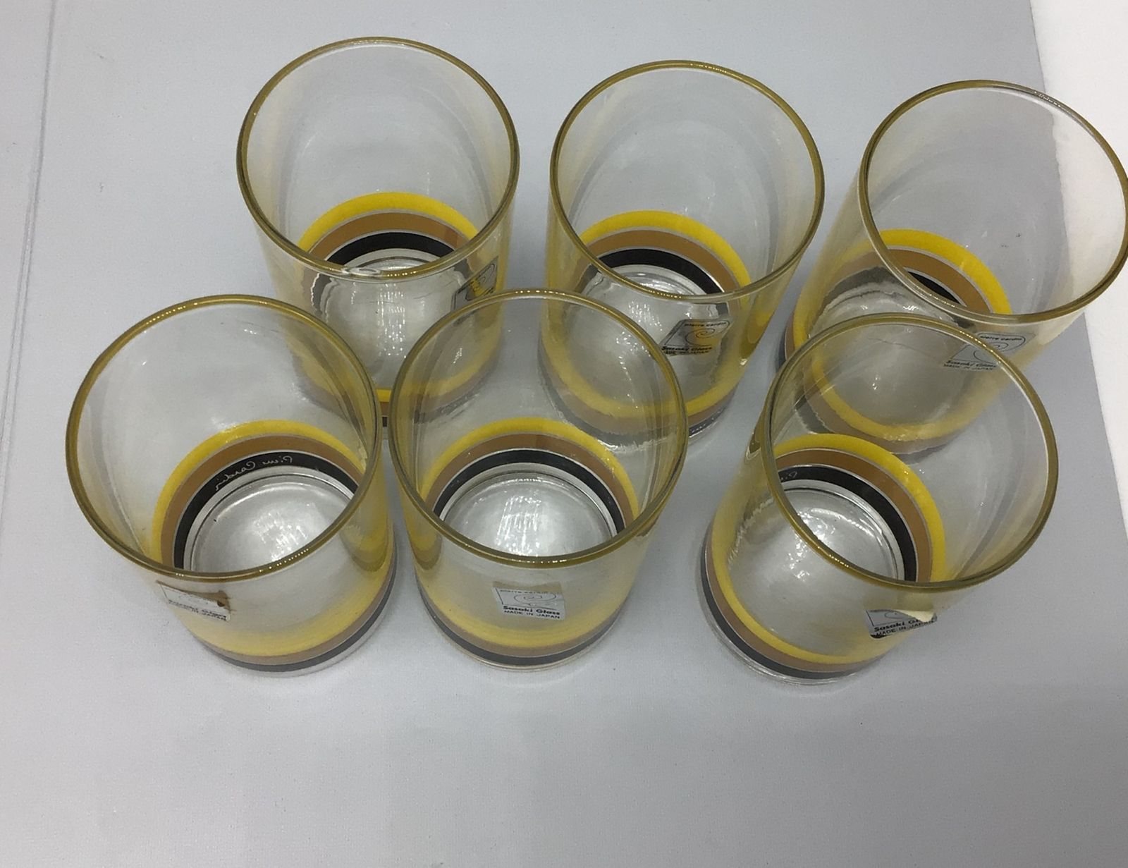 ピエールカルダングラス タンブラー 2セット 昭和レトロ