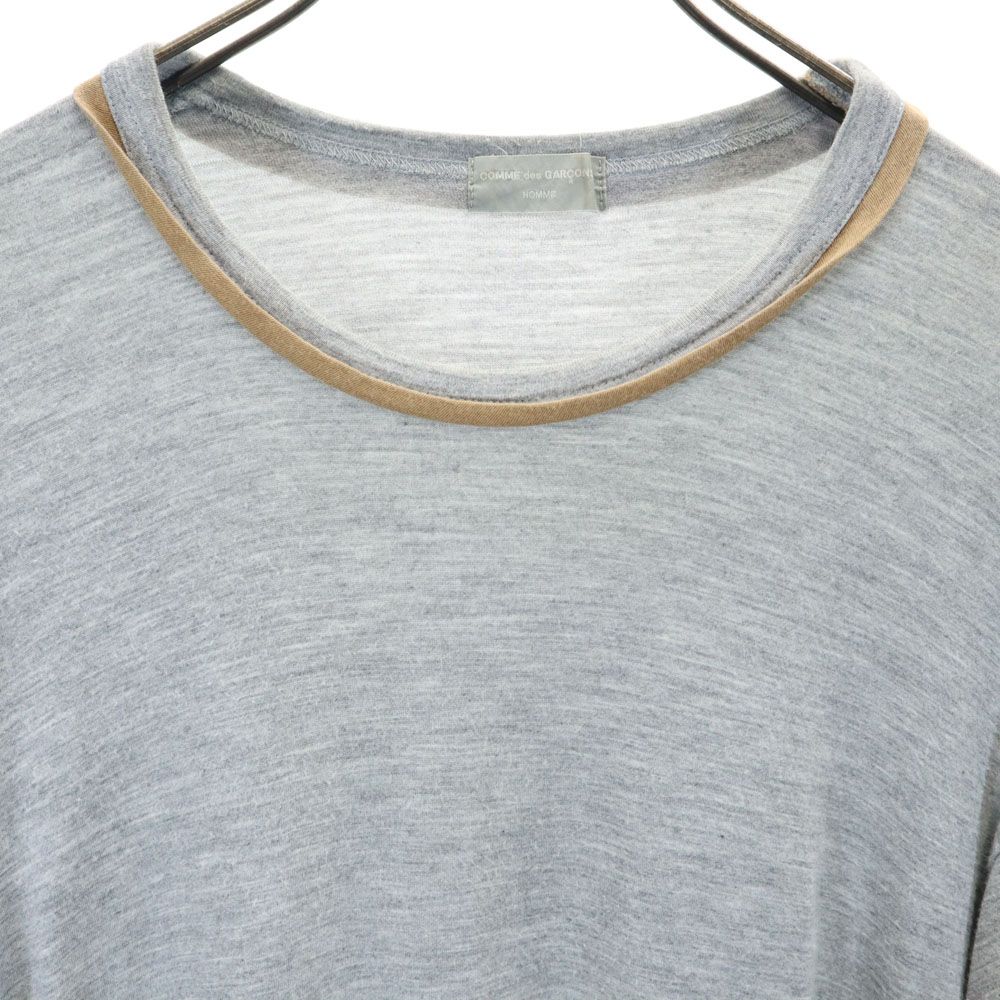 コムデギャルソン 90s 1995年 日本製 オールド 半袖 シャツワンピース グレー COMME des GARCONS HOMME レディース コムデギャルソン 90s 1995年 日本製 オールド 半袖 シャツワンピース