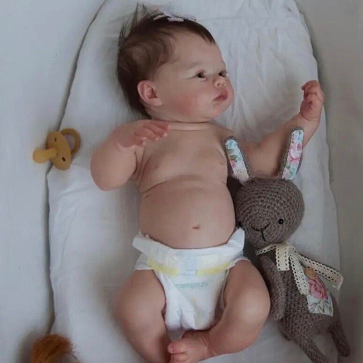 リボーンドール 赤ちゃん人形 48cm 1.2kg 等身大新生児 幼児 フルシリコン 入浴可能 ベビードール 完全赤ちゃん リアル 本物思考製造 -  メルカリ