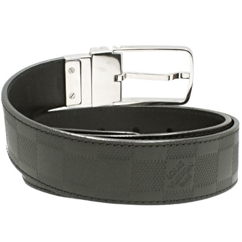 【美品】ルイヴィトン サンチュール ダミエアンフィニ レザー ブラック 楽天市場】ルイヴィトン ダミエアンフィニ（メンズベルト