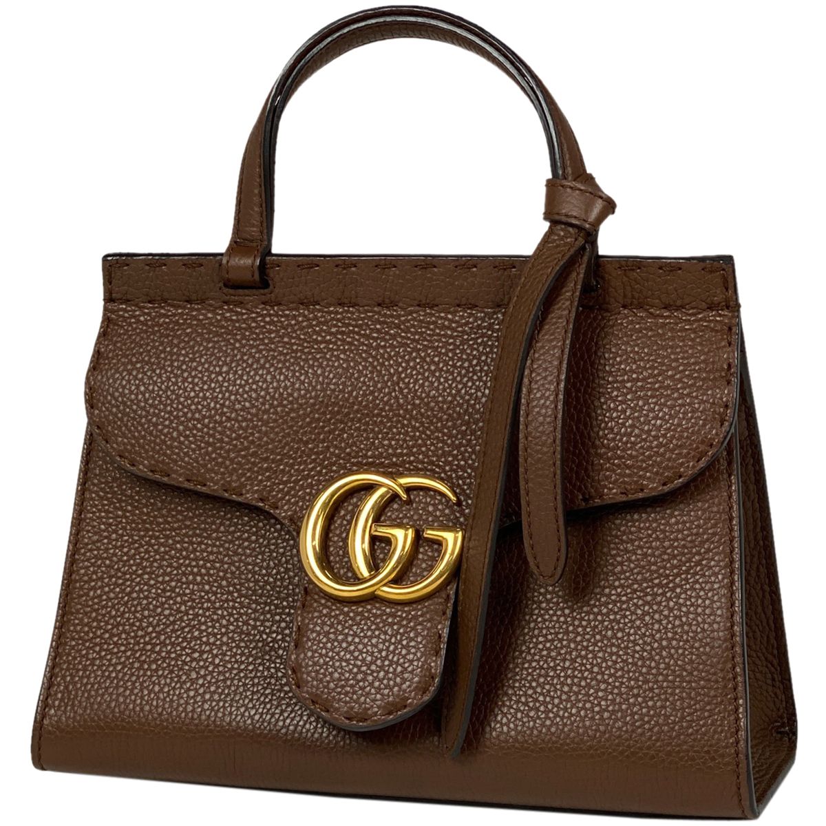 グッチ GUCCI GGマーモント スモール トップハンドル バッグ 2WAY  