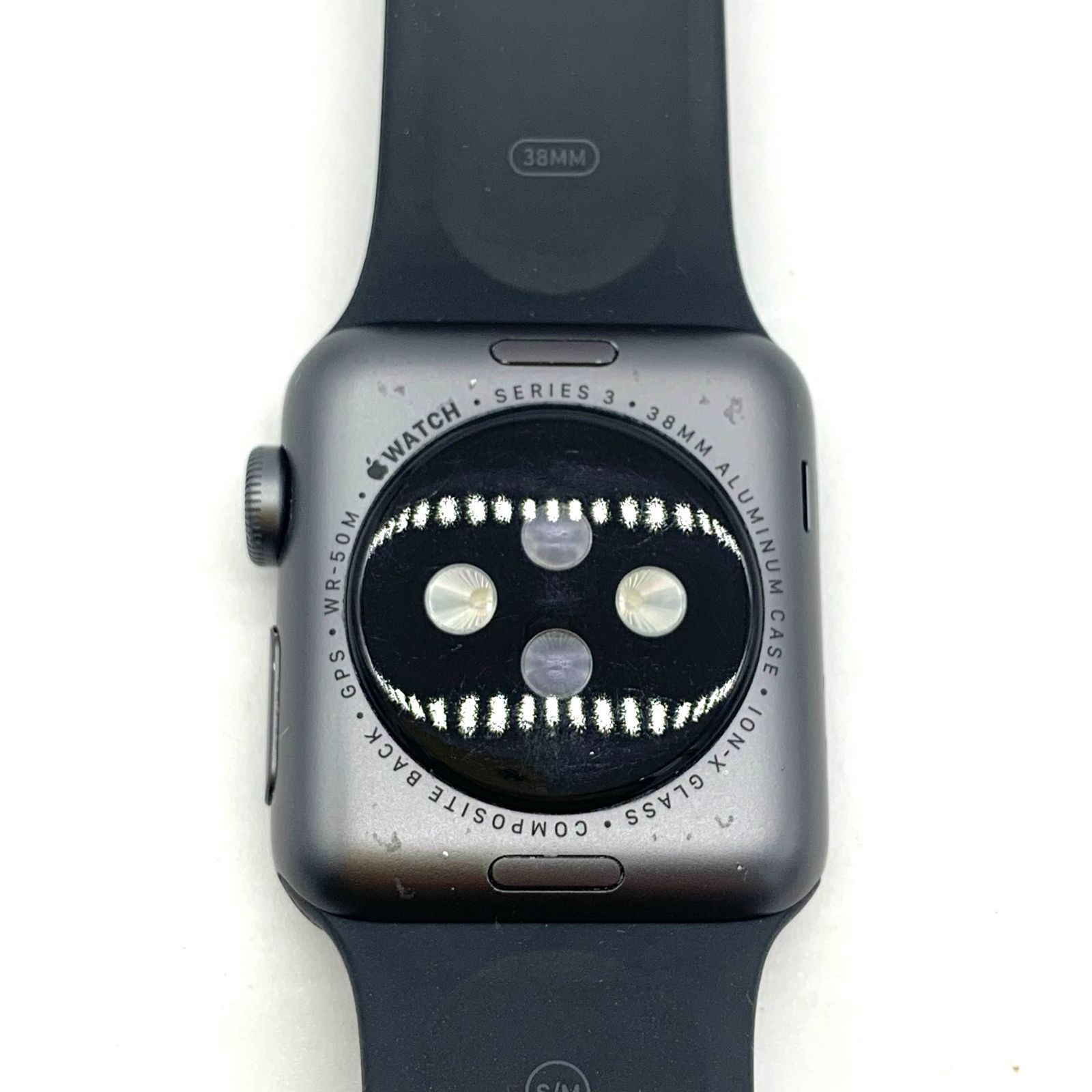 Applewatch series3 38mm アルミニウム グレイ