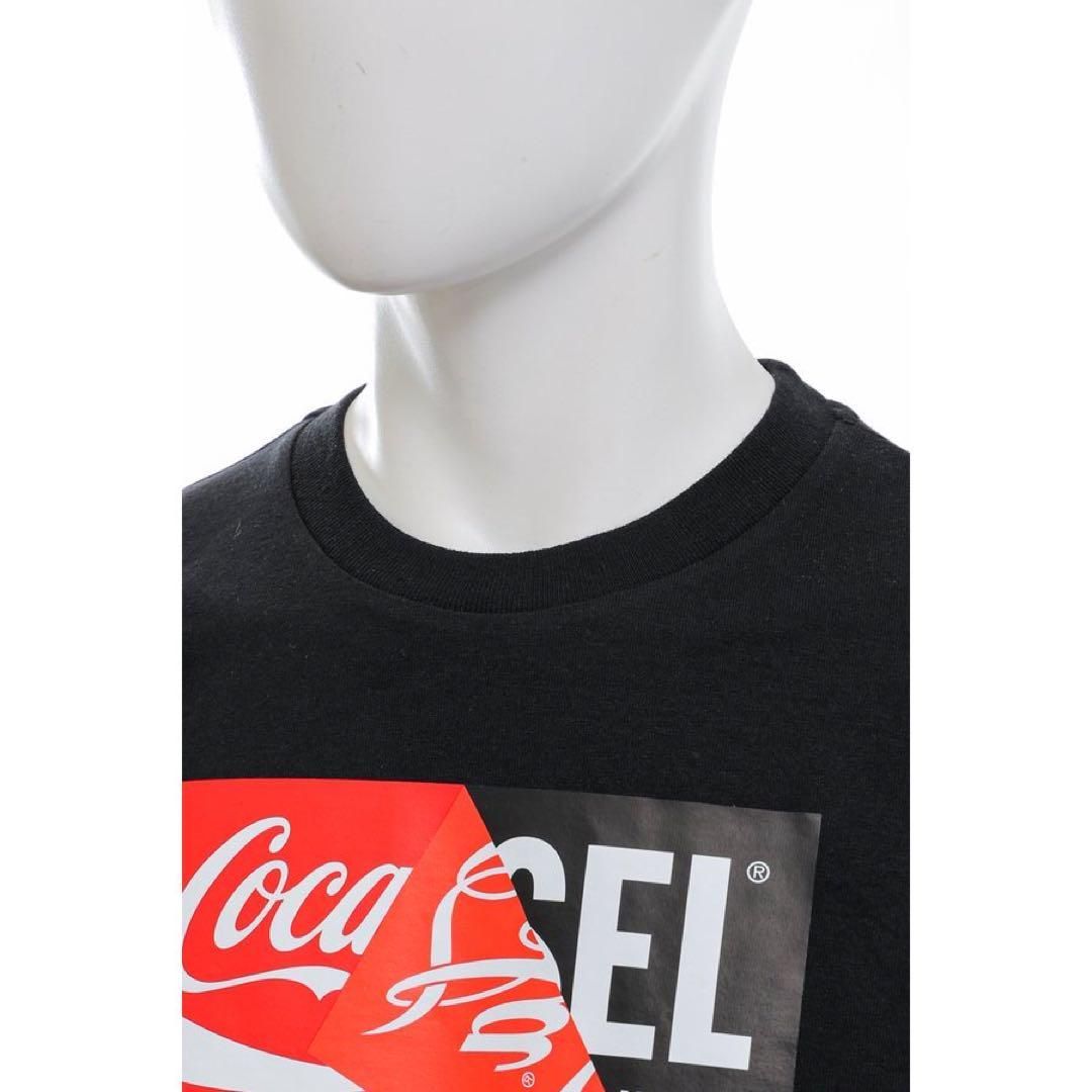 ディーゼル DIESEL TシャツM Coca-Cola コカコーラ コラボ ロゴ ブラック - メルカリ