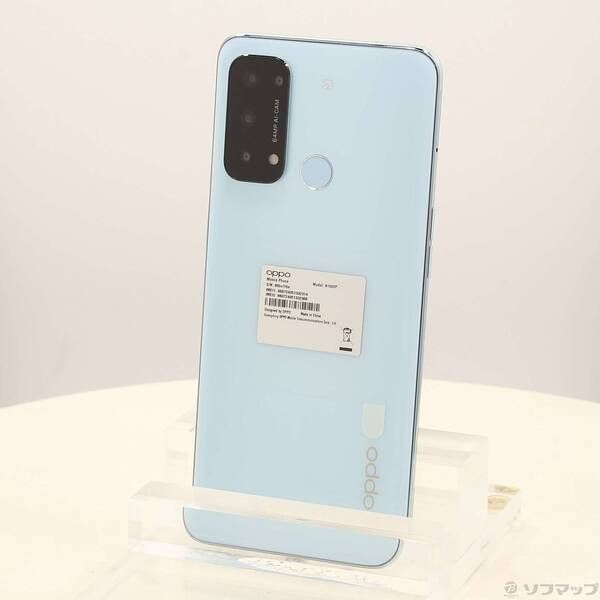 品〕 Reno5 A 128GB アイスブルー A103OP Y!mobile SIMフリー【349