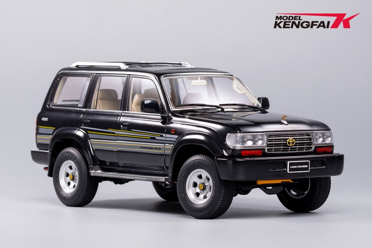 TK-KF032-2 KENGFAI 1 18 Toyota Land Cruiser VX-R LC80 Black