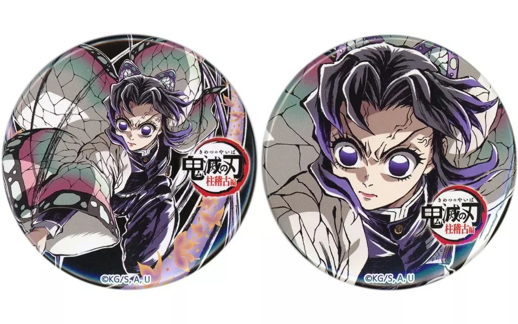 鬼滅の刃 ufotable 胡蝶しのぶ 缶バッジ セブンイレブン セブンネット