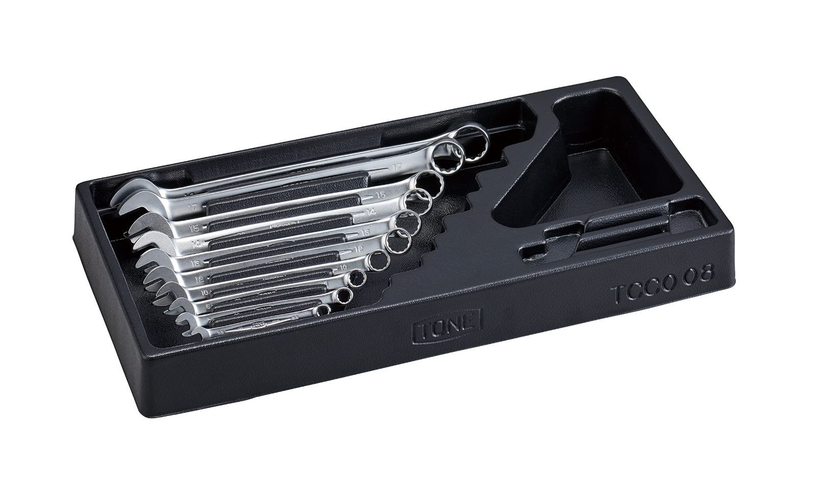 Tone（トネ）コンビネーションスパナ MS メガネレンチ・スパナ8本セット 新型コンビネーションスパナ TONE(トネ/旧:前田金属工業) 【通販