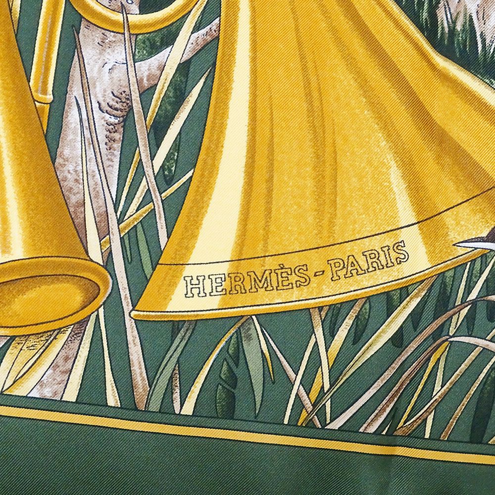エルメス HERMES スカーフ カレ90 森の狩猟 118 HERMÈS エルメス