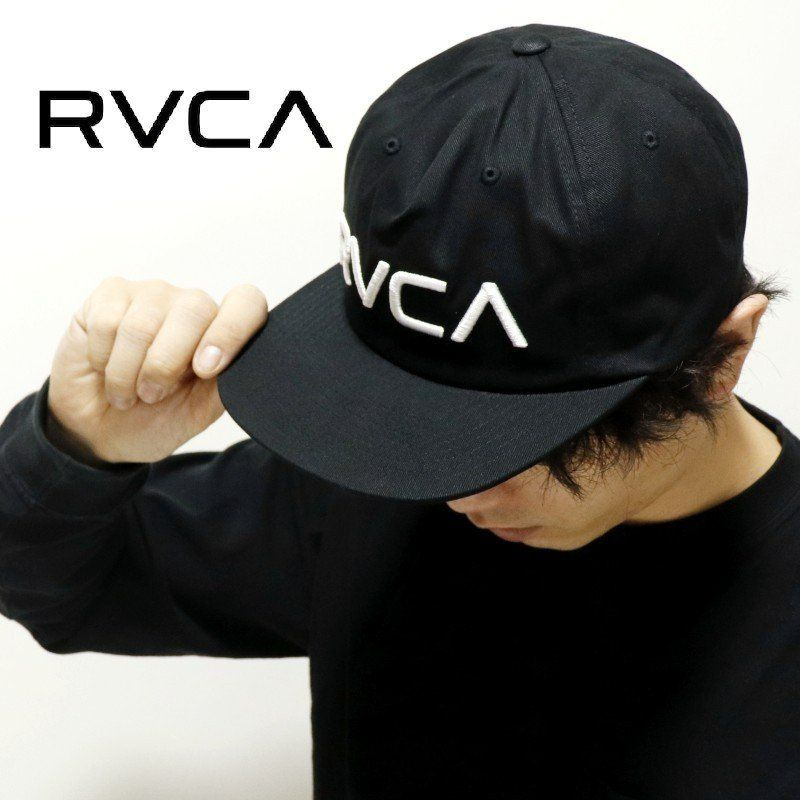 RVCA ルーカ ストレートキャップ 帽子 CAP ブランド おしゃれ ロゴ