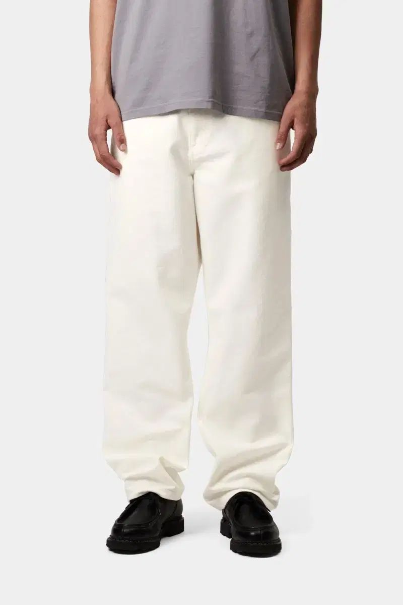 Carhartt カーハート wip シングルニー オガニック オフホワイトパンツ 32