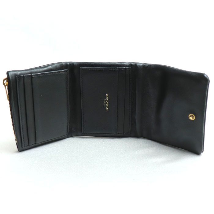 SAINT LAURENT サンローラン カリプソ コンパクトウォレット 三 SAINT LAURENT サンローラン カリプソ コンパクトウォレット 三