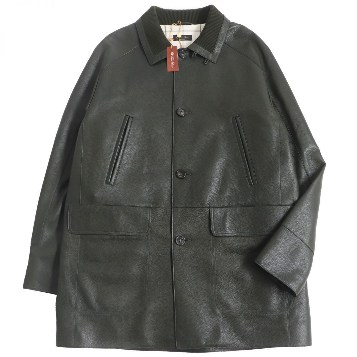 未使用品○Loro Piana ロロピアーナ ディアスキン/鹿革 RAIN SYSTEM 