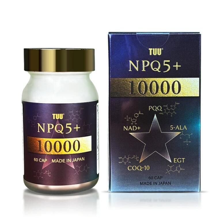 一粒で 現代人に必要な栄養素が全て揃う NMN PQQ 5-ALA EGT COQ-10を同時に摂取して あなたの健康をサポート TUU® ＮＰＱ５＋ 60粒 プレミアム成分を一粒に凝縮 ― 5つの革新的成分配合