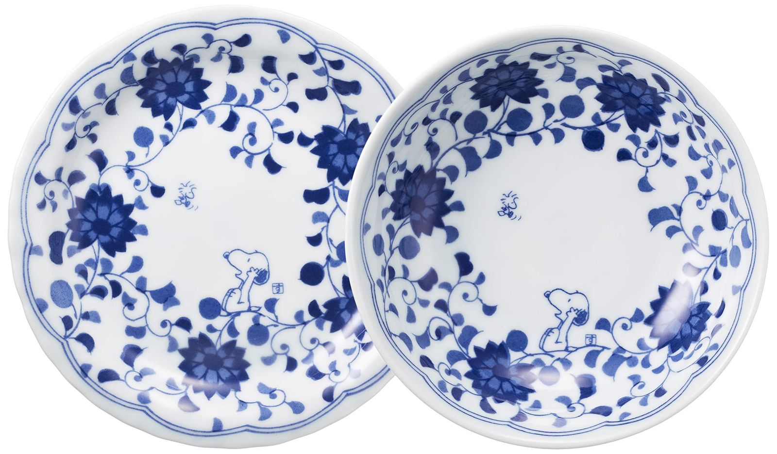 在庫処分 金正陶器 Kaneshotouki すぬうぴい 藍唐草 皿鉢三揃 6点セット 化粧箱入 630743 SKLAD-KIRPICHA_RU