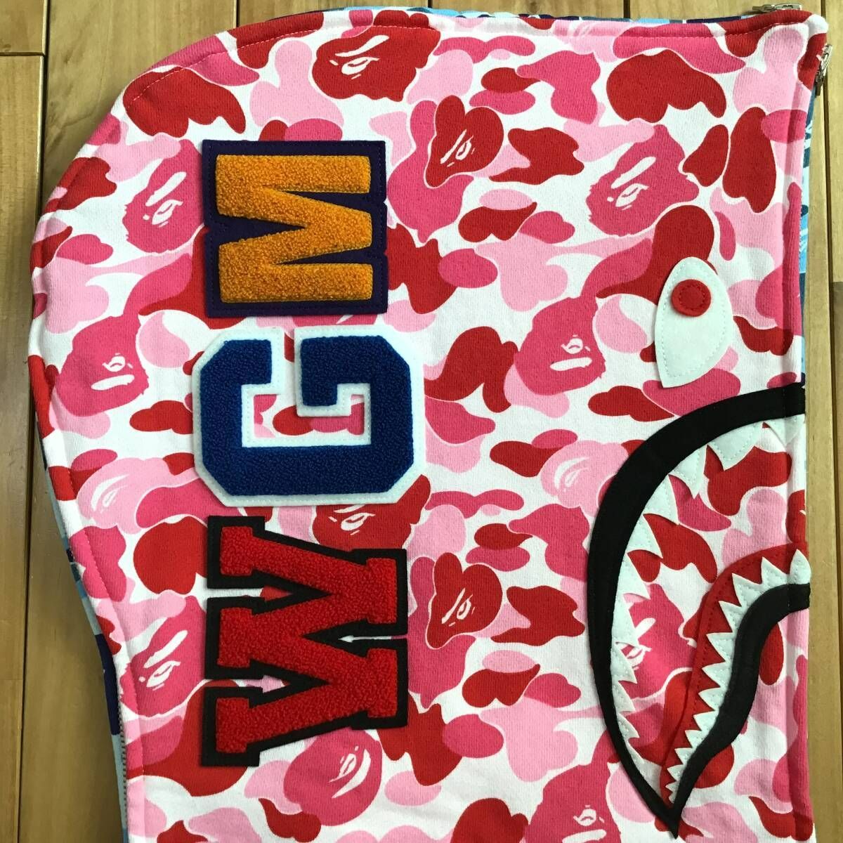 ☆美品☆ 3XL Separate shark full zip hoodie a bathing ape BAPE ABC
