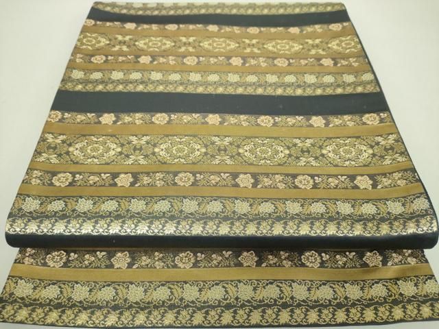 平和屋着物○西陣織 陰山織物謹製 箔屋清兵衛 六通柄袋帯 草木染 正倉