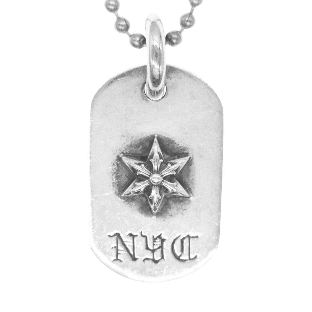 CHROME HEARTS RAISED DOGTAG NYC限定 ネックレス CHROME HEARTS (クロムハーツ) RAISED DOGTAG レイズド