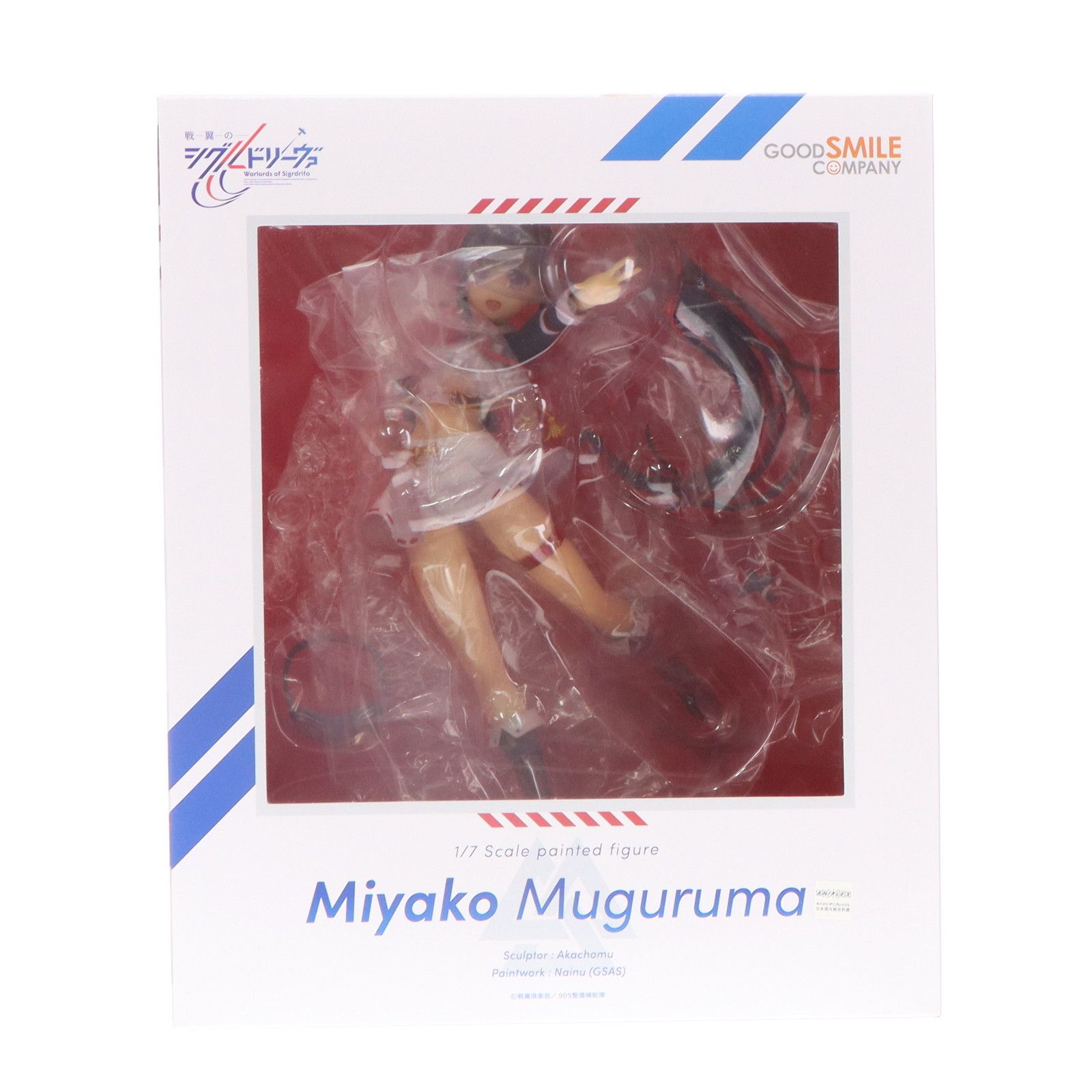 GOOD SMILE COMPANY - ポストカード付属 六車・宮古(むぐるま・みやこ) 戦翼のシグルドリーヴァ 1/7 完成品 フィギュア グッドスマイルカンパニー Amazon | [FIG]ポストカード付属 六車・宮古(むぐるま・みやこ