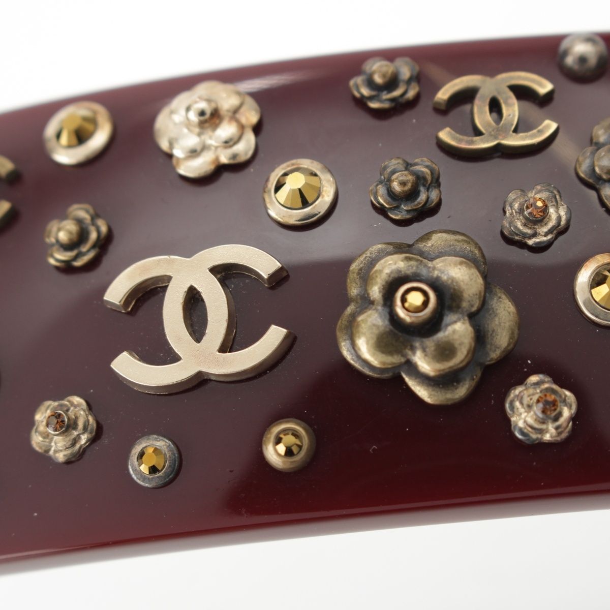 シャネル☆バレッタ　カメリア　ココマーク　ヘアピン　ヘア　アクセサリー　黒 楽天市場】CHANEL シャネル バレッタ AA9854 B15898 レディース
