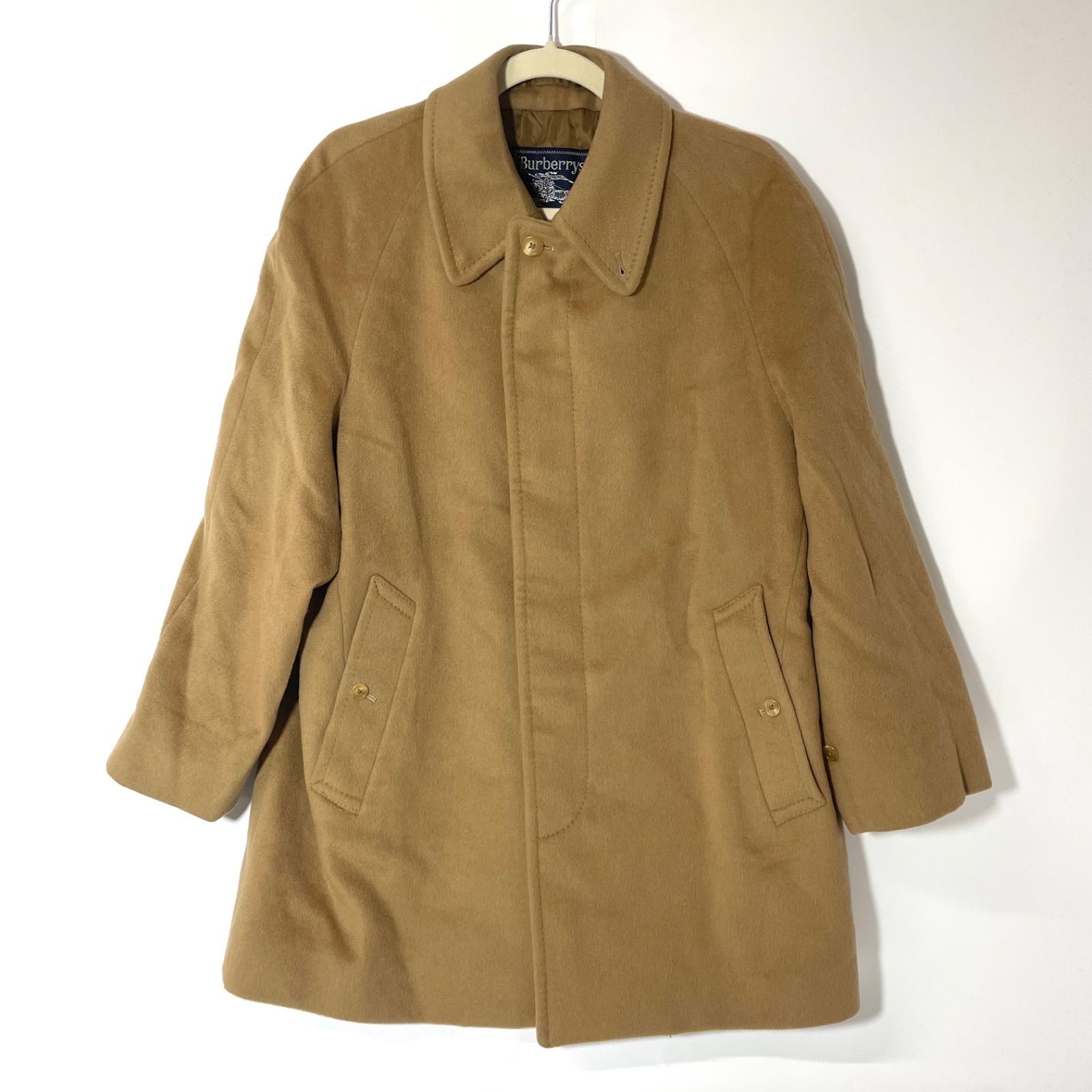 M0907-9-F BURBERRY バーバリー ステンカラーコート キャメル カシミヤ 