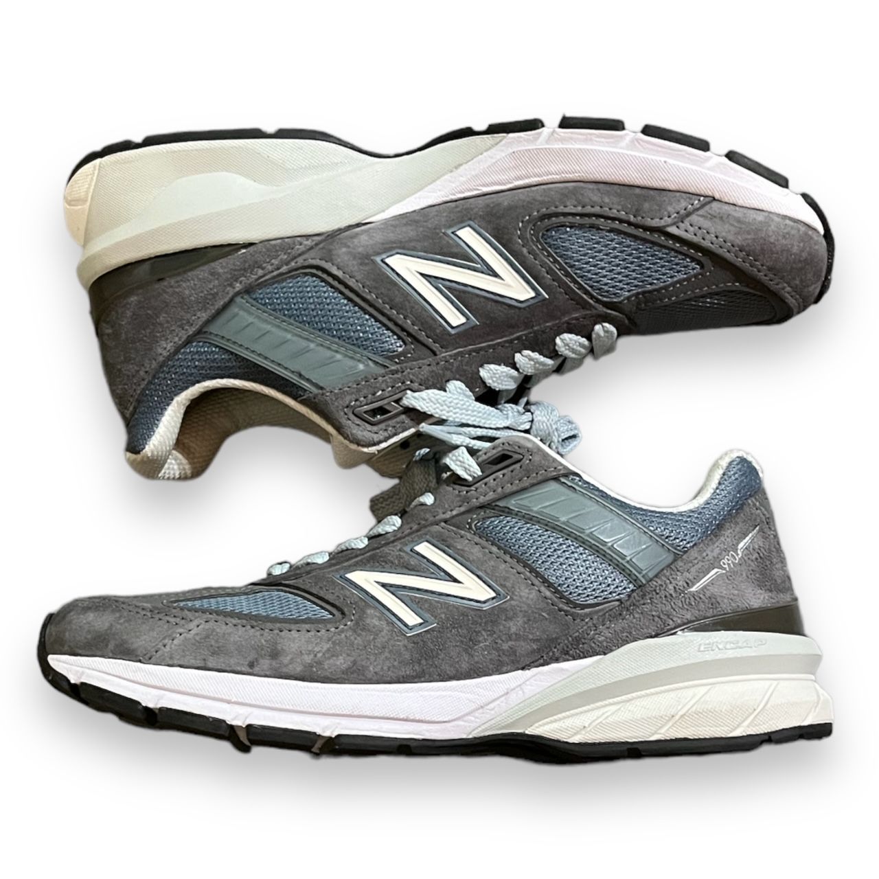 美品 SSZ × Akio Hasegawa × New Balance 990V5 長谷川昭雄 コラボ スニーカー ニューバランス エスエスズィー  M990BE5 26.5 56273A