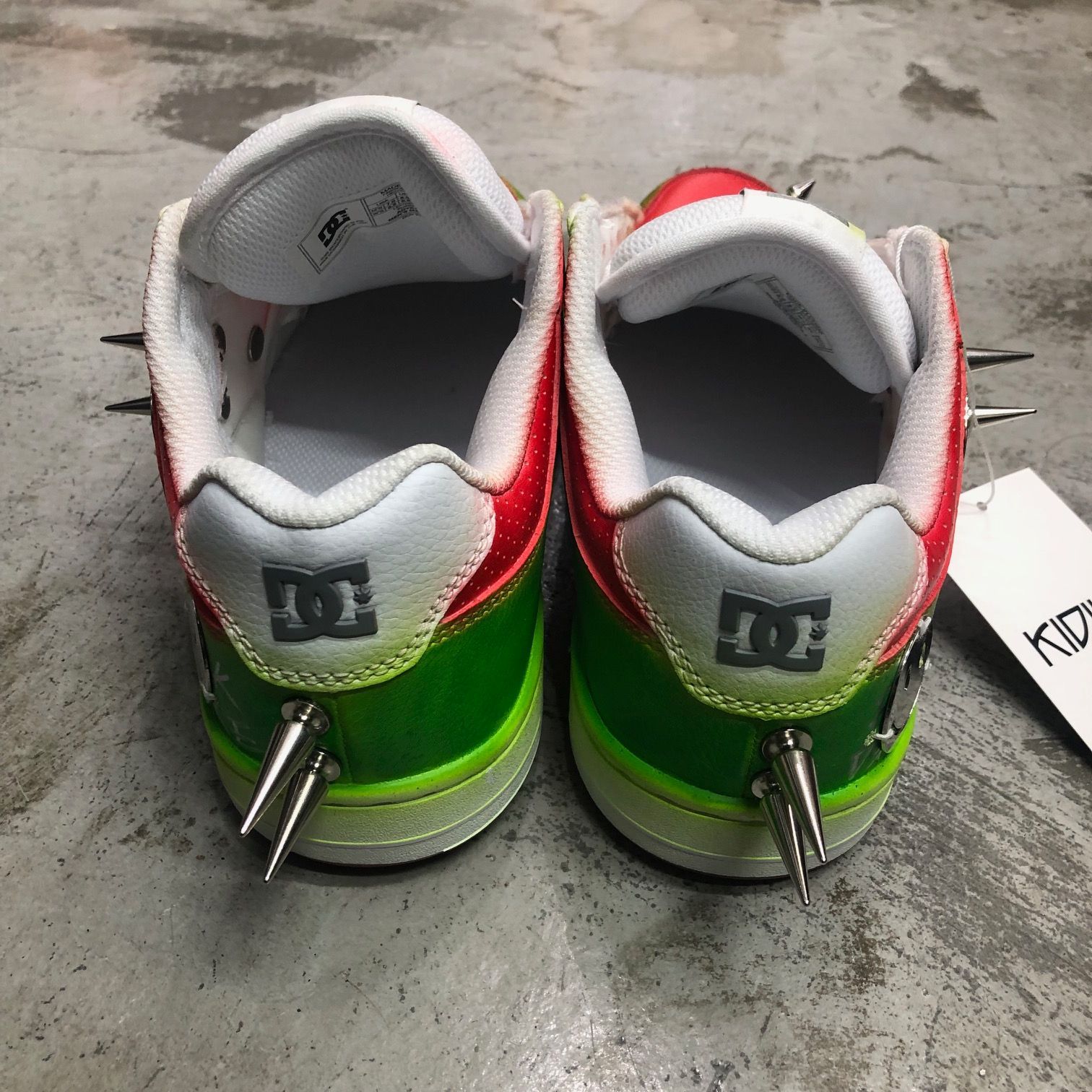 定価81400円 新品 KIDILL CUSTOMISED SNEAKERS COLLAB WITH DC SHOES 
