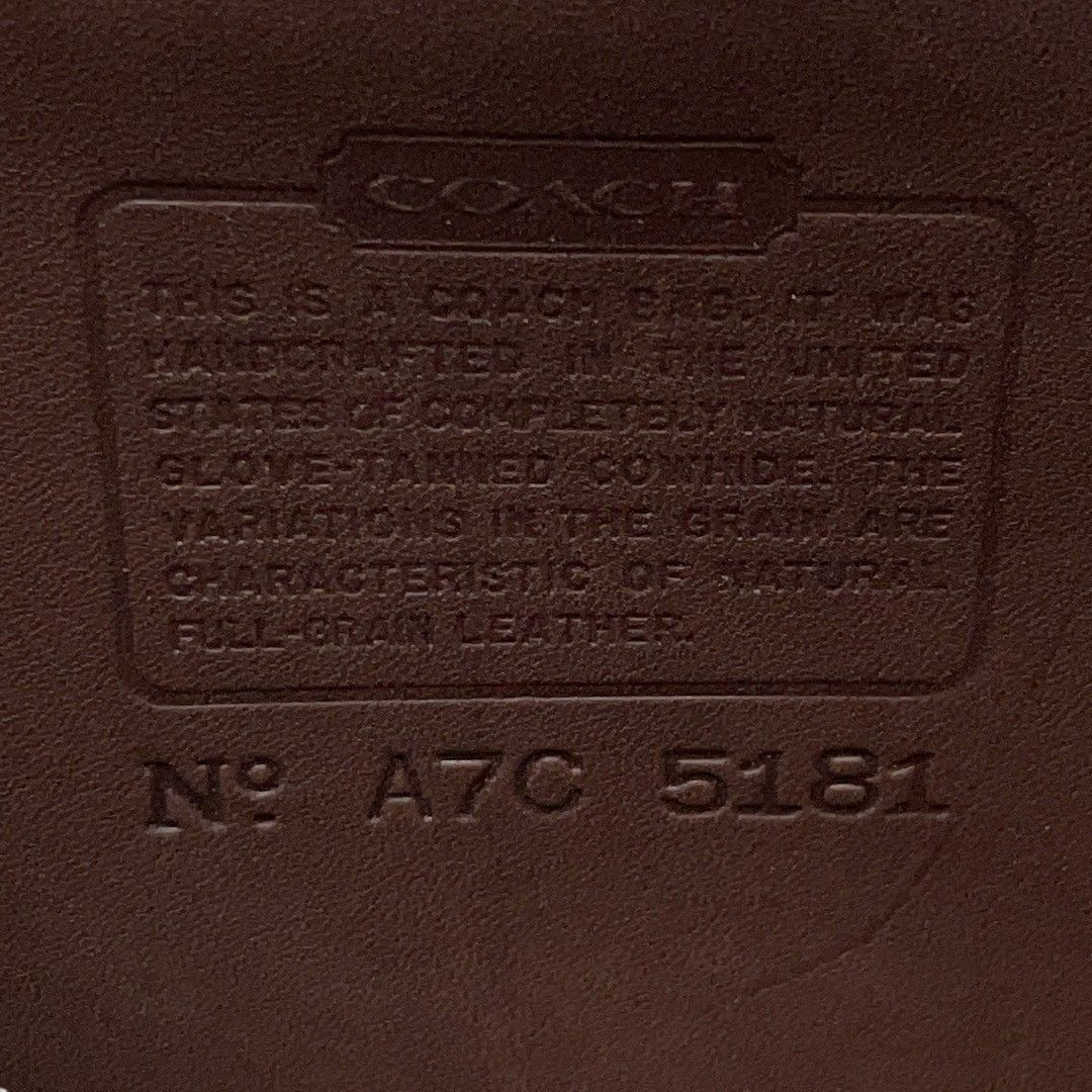 オールド コーチ ブリーフケース ショルダーバッグ ブラウン