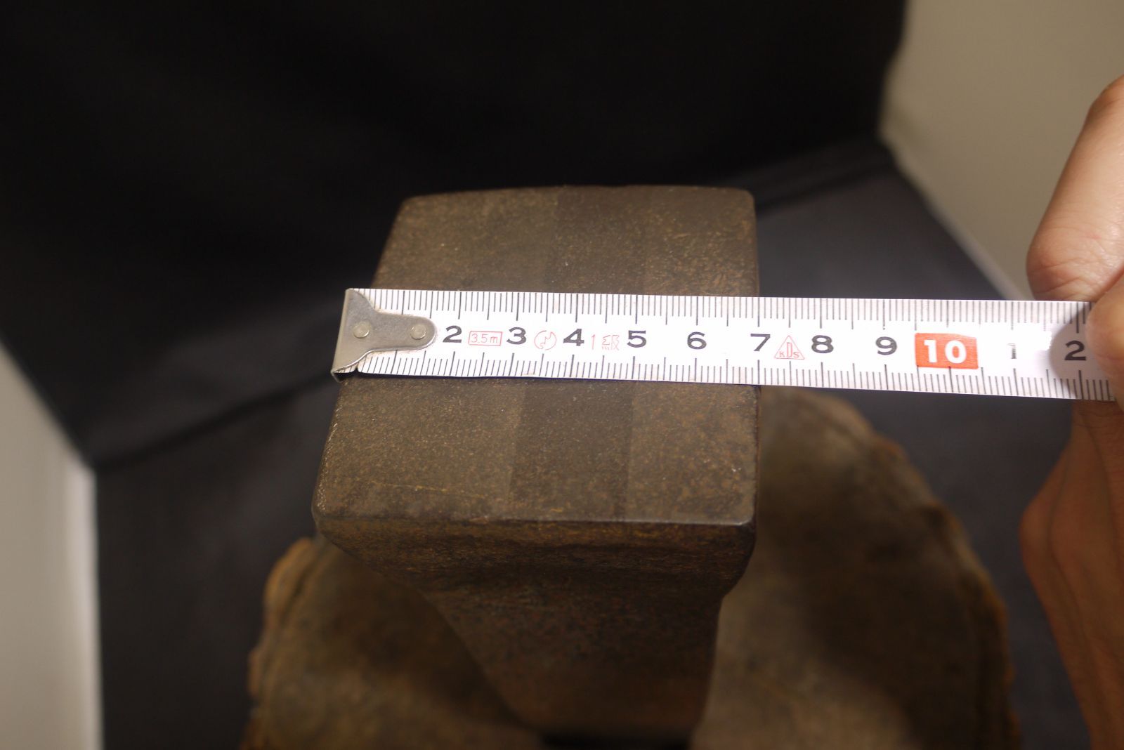 金床 たたき台 当て金 鍛金 アンビル ぶったて 金床サイズ約7×7.5ｃｍ HRDEVELOPMENT_JP