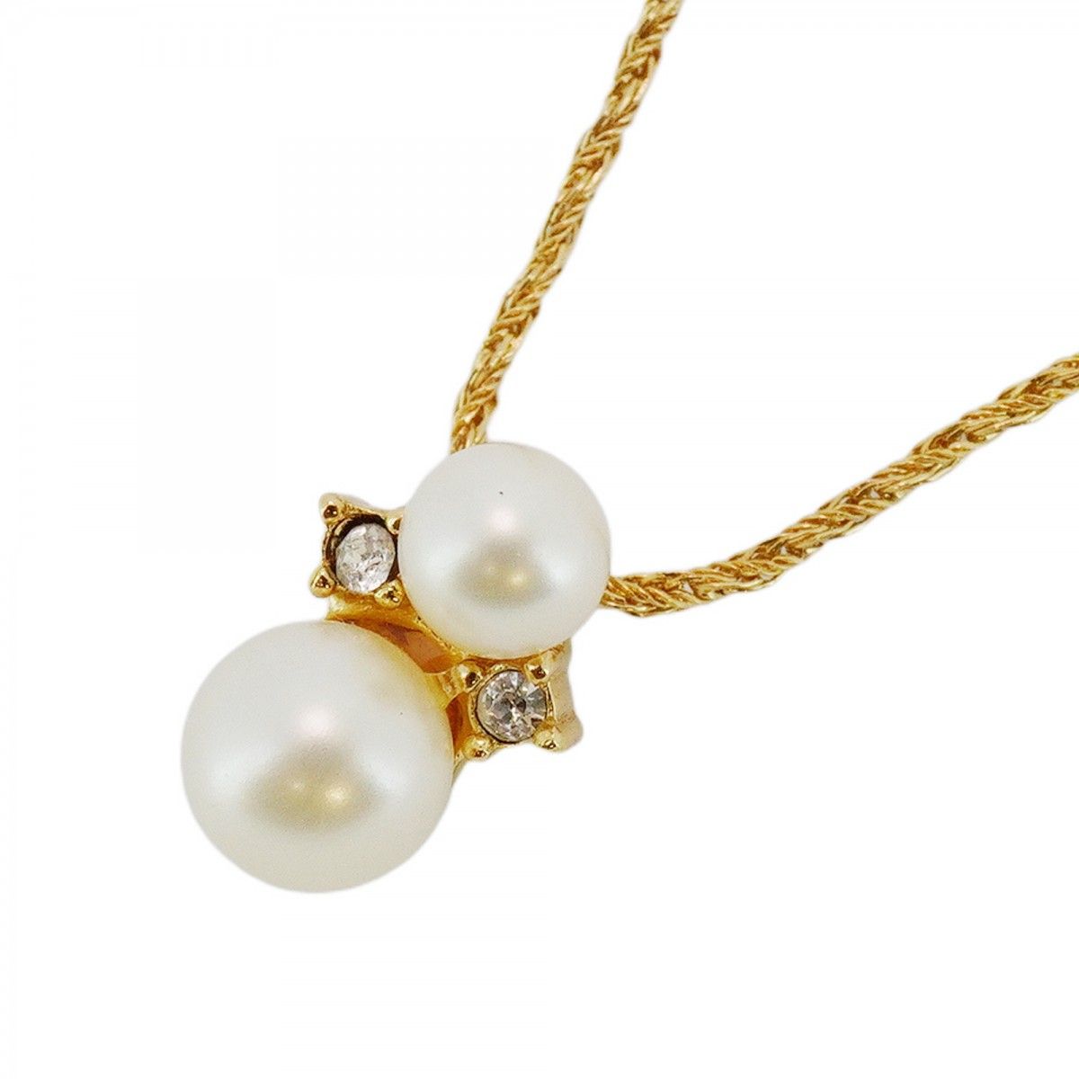 ☆SALE【5jdb0620】クリスチャンディオール ネックレス GPメッキ